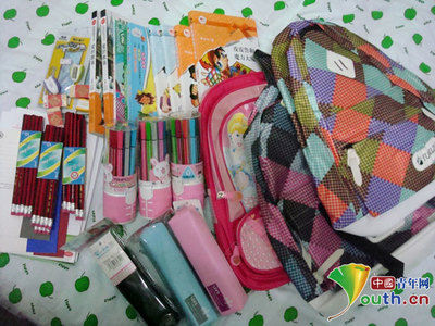 中國農大支教團傳亮愛心 資助貧困生辦公用品，點亮求學之路